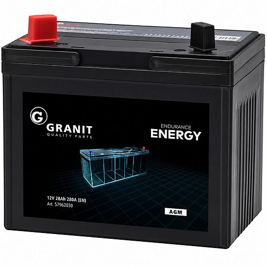 GRANIT ENDURANCE ENERGY akumulators 12 V/ 28 Ah AGM