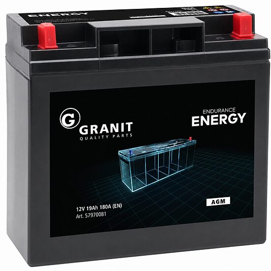 GRANIT ENDURANCE ENERGY akumulators 12V/ 19Ah AGM 